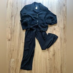 Positive Attitude Vintage Y2K Pants Suit Set